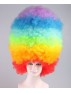 Neon Jombo Rainbow Afro Wig